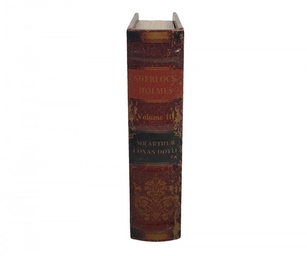 Hohles Buch Geheimfach SHERLOCK HOLMES Buchversteck Antik-Stil 23cm