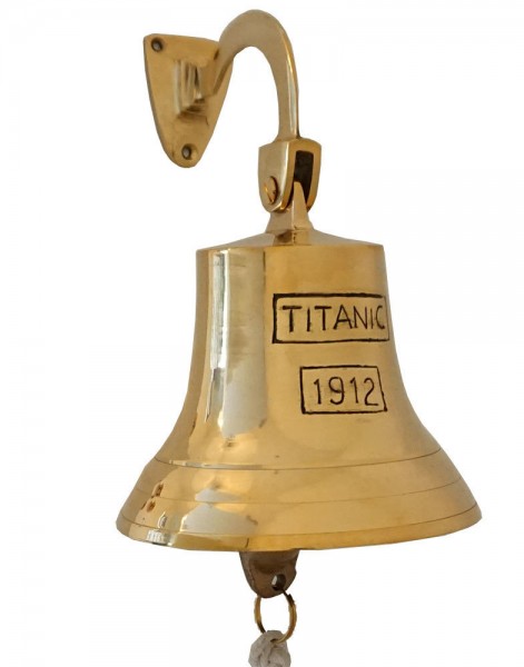 Schiffsglocke Titanic 1912 Messing Glocke Nostalgie Maritim 14 cm