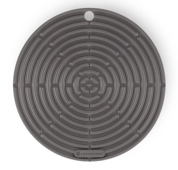 Le Creuset Topflappen Rund Silikon Flint Grau