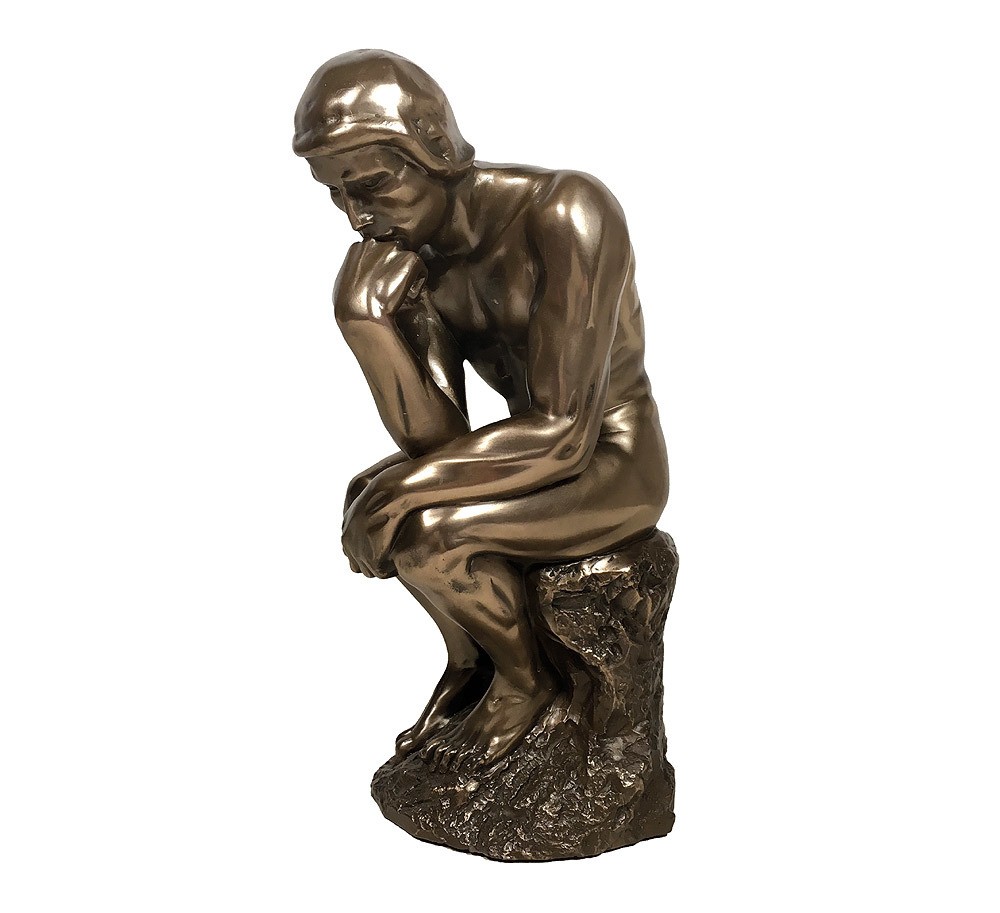 Skulptur "Der Denker" nach Auguste Rodin Figur 20cm Skulptur "Der Denker" nach Auguste Rodin Figur 20cm