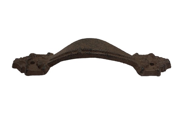 Rustikaler Griff Schubladengriff Möbelgriff Gusseisen Antik-Braun 17,5cm
