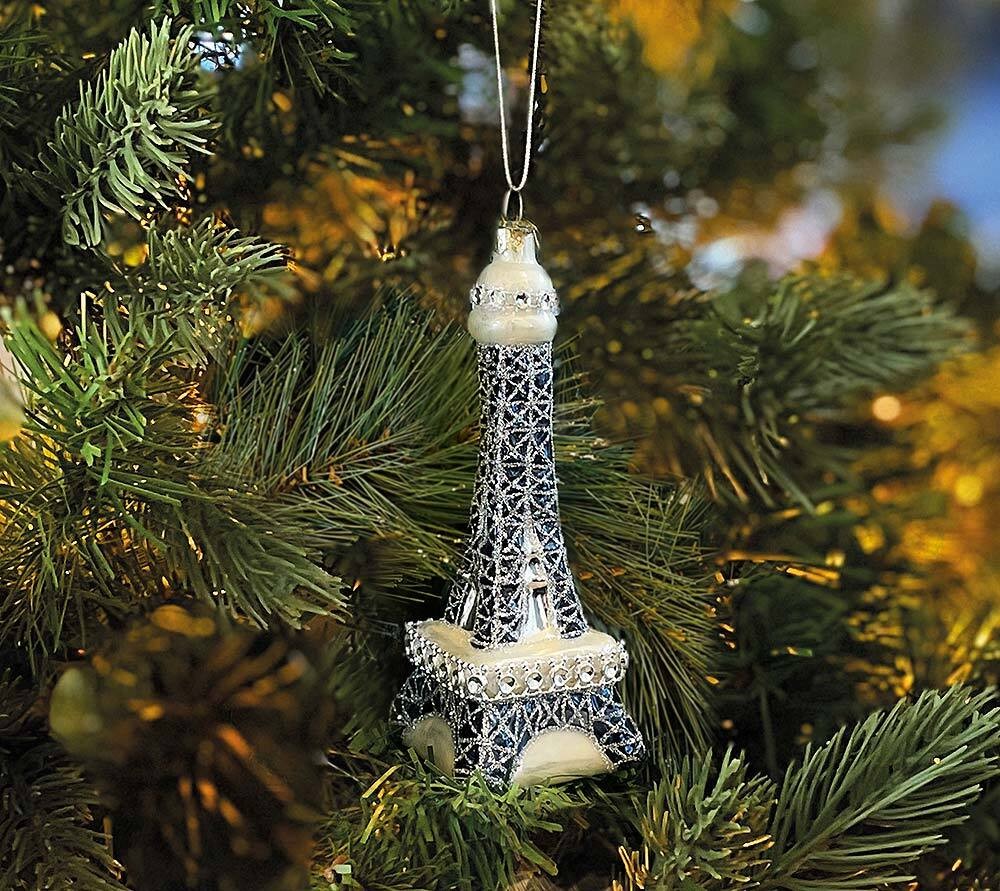 Christbaumschmuck Eiffelturm Paris Glas Weihnachtsbaumschmuck Weihnachtsdeko