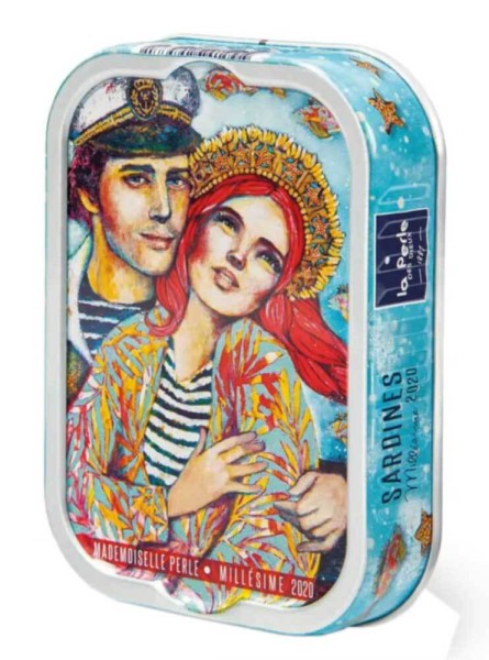 La Perle des Dieux Jahrgangssardinen 2020 Mademoiselle Perle - Dose 115 g