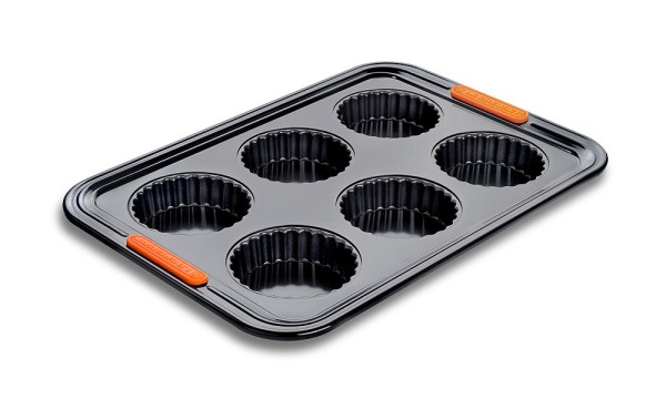 Le Creuset Tarteform 6er Antihaft-Backform