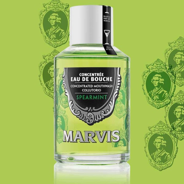 Marvis Mundwasser Spearmint Mundspülung Eau De Bouche Minze 120ml