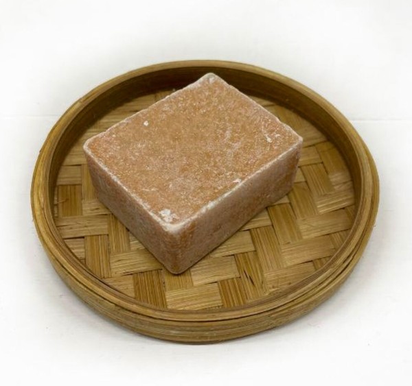 Bambus Schale für Duftsteine Amber Duftwürfel Natur Flach 9 cm