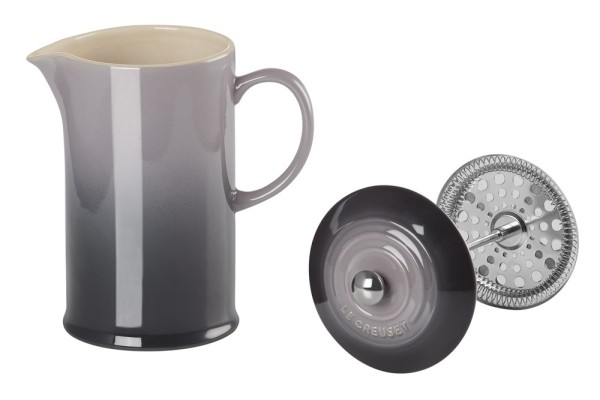 Le Creuset Kaffeebereiter Steinzeug Flint Grau