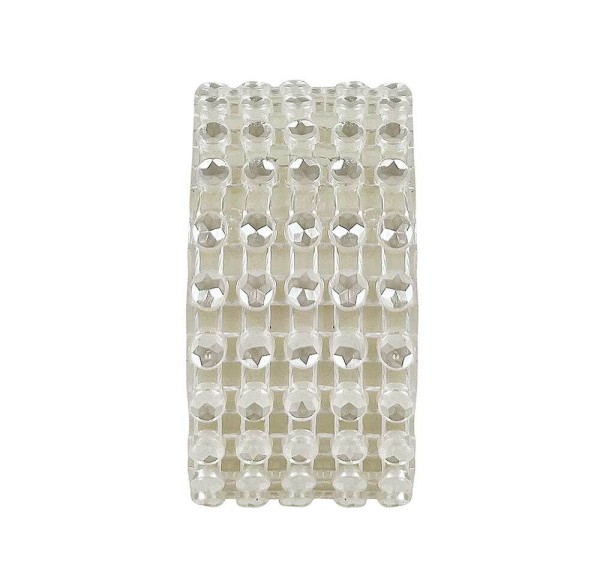 Serviettenringe Weiß Schmuck 4 Stück Serviettenhalter Diamant Tischdeko Hochzeit