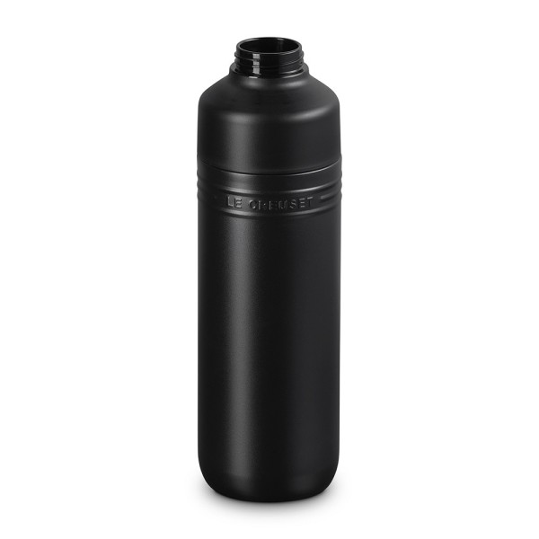 Le Creuset Trinkflasche On The Go Edelstahl Isolierflasche Schwarz Matt