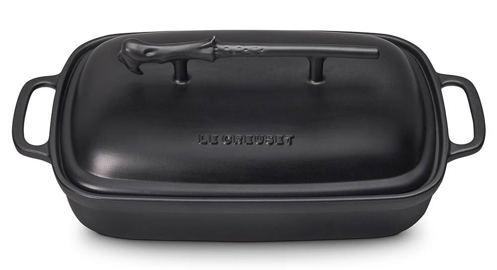 Le Creuset Harry Potter Lord Voldemort™ Auflaufform mit Deckel​ Gusseisen Schwarz 39cm