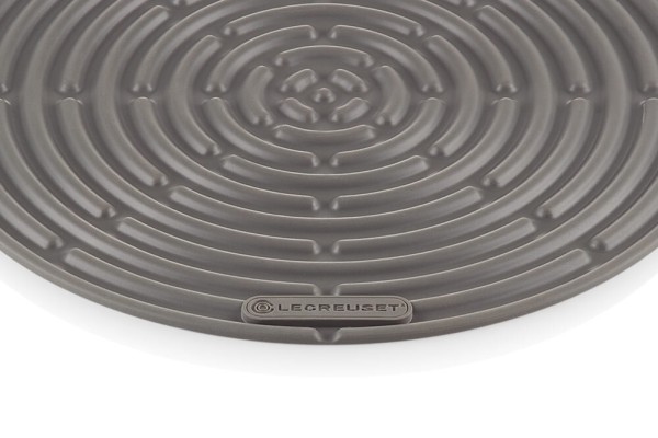 Le Creuset Topflappen Rund Silikon Flint Grau