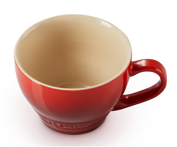 Le Creuset Cappuccino Tasse Steinzeug Kirschrot 400ml