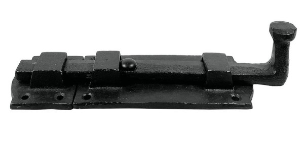 Türriegel Schlossriegel Vintage Schieberiegel Gusseisen Schwarz Schiebeschloß