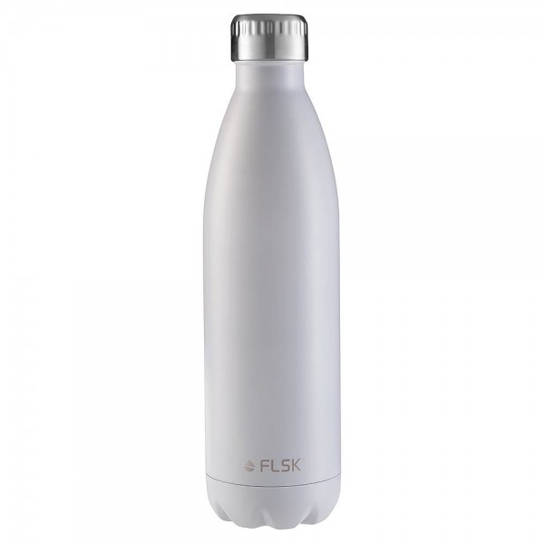 FLSK Trinkflasche White Isolierflasche Weiß – 2. Generation