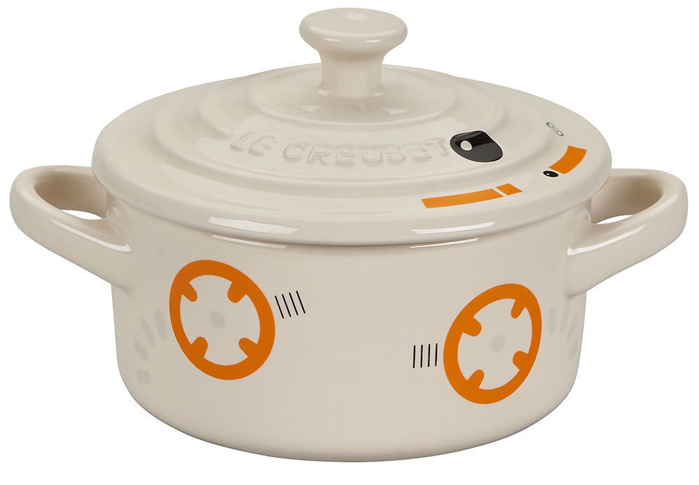 Le Creuset Mini-Cocotte Star Wars BB8™ Steinzeug Creme 10x5cm Le Creuset Mini-Cocotte Star Wars BB8™ Steinzeug Creme 10x5cm