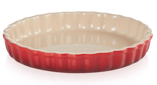 Le Creuset Tarte-Form Steinzeug Kirschrot 24cm