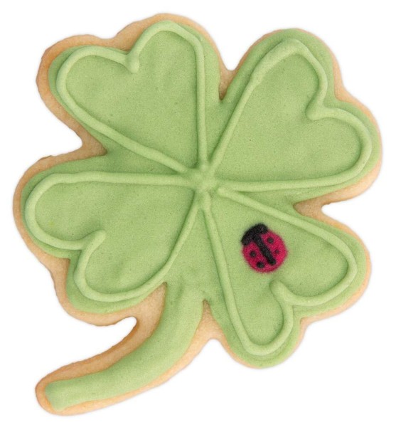 Städter Ausstechform Kleeblatt Glücksklee Edelstahl 7cm