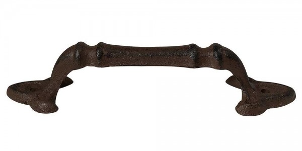 Möbelgriff rustikal Schubladengriff braun Antik-Stil Gusseisen 20cm