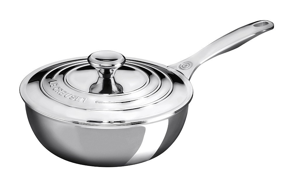Le Creuset Sautépfanne 3-Ply PLUS Edelstahl 20cm Le Creuset Sautépfanne 3-Ply PLUS Edelstahl 20cm