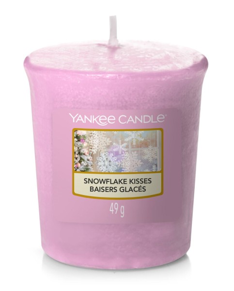 Yankee Candle Duftkerze Snowflake Kisses Weihnachtsduft
