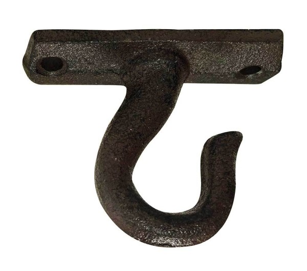 Deckenhaken Wandhaken Rustikal Wandhalterung Gusseisen Antik-Stil Braun 5cm