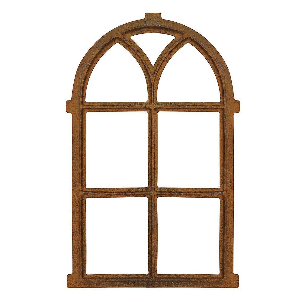 Gusseisen Fenster Stallfenster aus Eisen wie Antik Eisenfenster mit Rundbogen 
