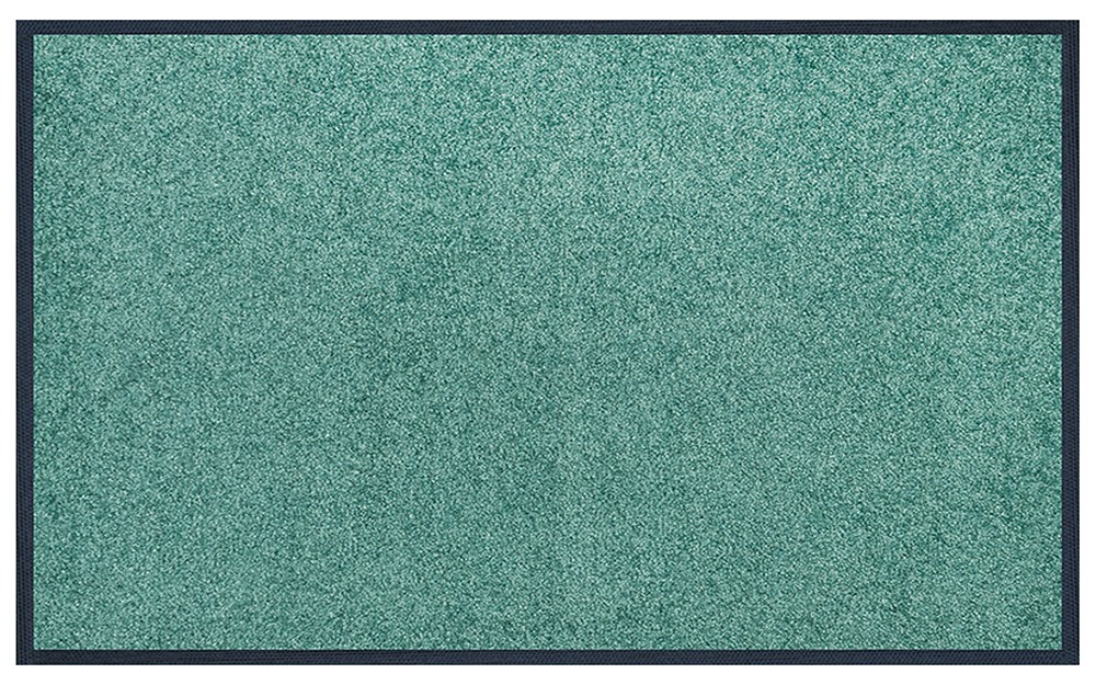 wash+dry Fußmatte Salvia Green waschbar 40x60cm