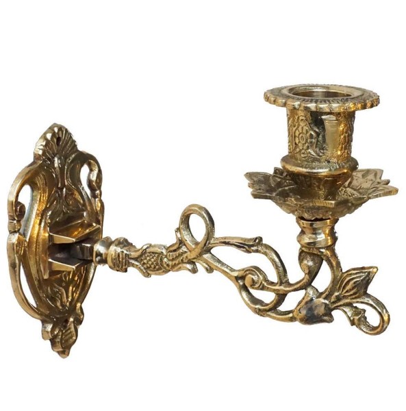 Piano Wandkerzenhalter Klavierleuchter Schwenkbar Messing Antik-Stil Nostalgie