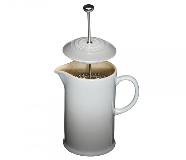 Le Creuset Kaffeebereiter Steinzeug Perlgrau