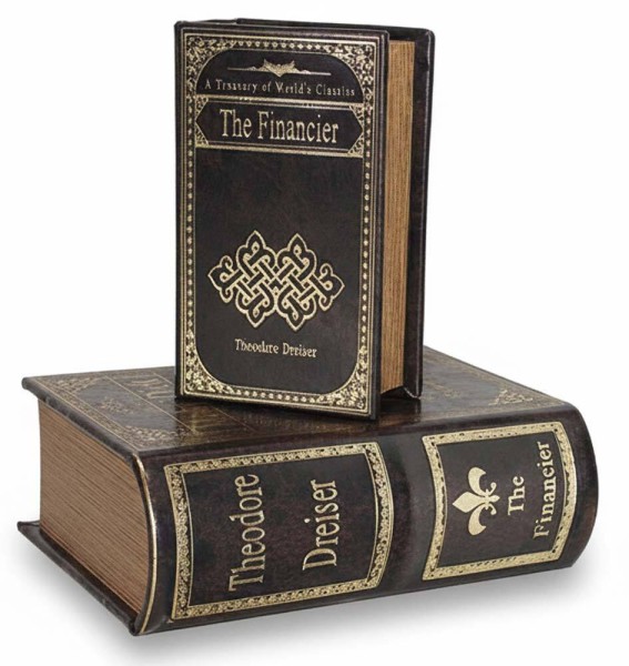 Hohles Buch Geheimfach THE FINANCIER Buchversteck Antik-Stil