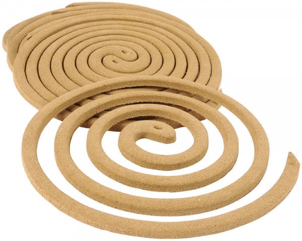 10 Citronella Rauchspiralen mit Halter Zitronengras Citronella-Duft