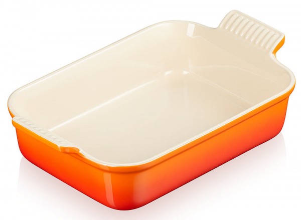 Le Creuset Auflaufform Tradition Steinzeug Ofenrot 26cm