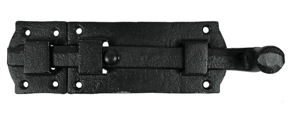 Türriegel Schlossriegel Vintage Schieberiegel Gusseisen Schwarz Schiebeschloß