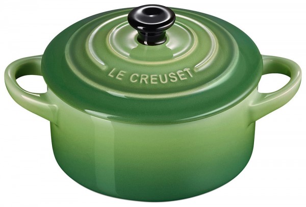 Le Creuset Mini Cocotte Steinzeug Bamboo Green 10X5cm
