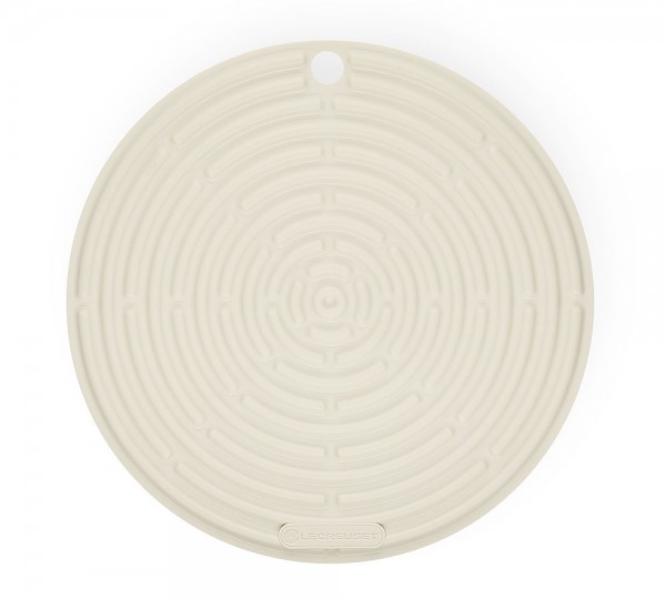 Le Creuset Topflappen Rund Silikon Meringue