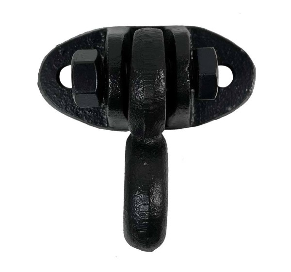 Mauerring Befestigungsring Anbindering Wandring Gusseisen Antik-Stil Schwarz