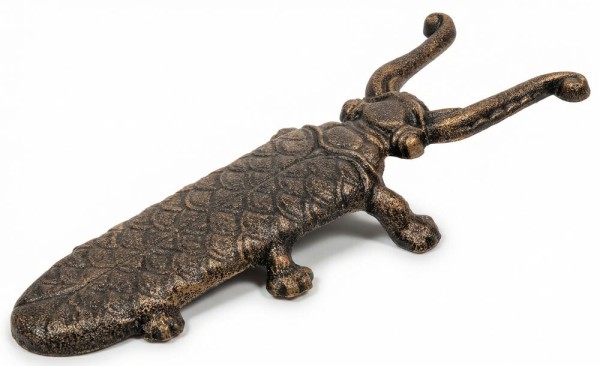 Stiefelknecht Käfer Gusseisen Schuhauszieher Stiefelauszieher Antik-Stil