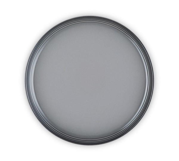 Le Creuset Frühstücksteller Coupe Steinzeug Flint Grau 22cm