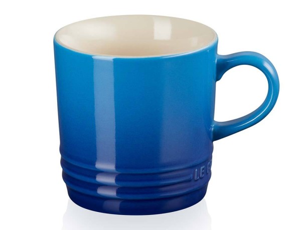 Le Creuset Tasse Becher Steinzeug Azure Blau
