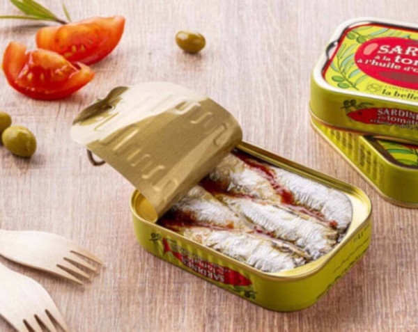 la belle-iloise Sardinen in Olivenöl mit Tomate - Dose 115 g