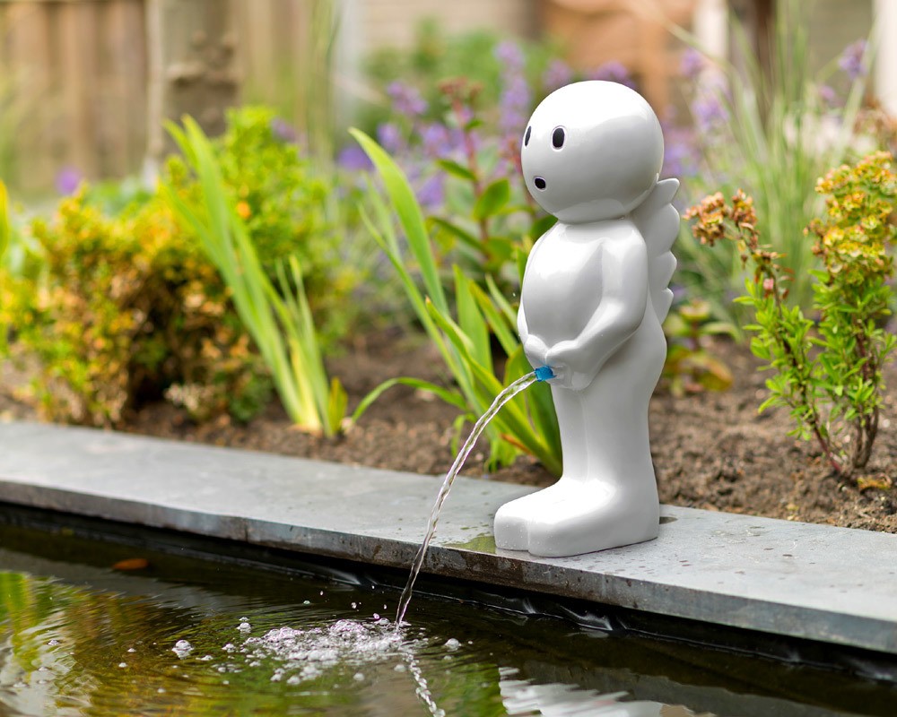 Ubbink BOY ENGEL Wasserspeier Teichfigur Weiß 45,5cm Ubbink BOY ENGEL Wasserspeier Teichfigur Weiß 45,5cm