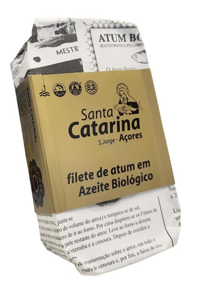 Santa Catarina Thunfischfilets in reinem Olivenöl - Handgeangelt - Dose 120 g