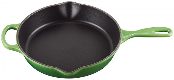 Le Creuset Brat- und Servierpfanne Hoch Gusseisen Bamboo Green 26cm