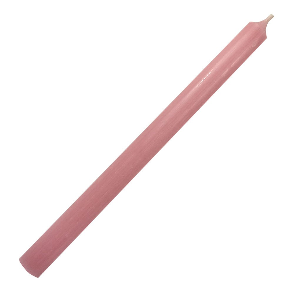 Stabkerze 28cm x 2cm Antik-Pink Pink Tropffrei Premium