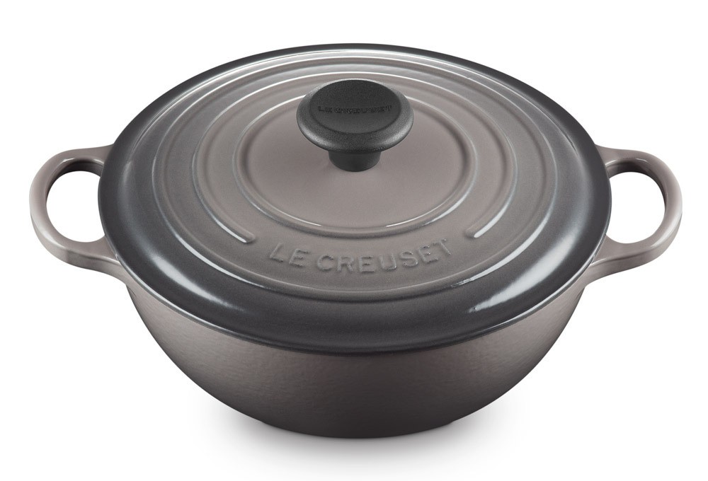 Le Creuset La Marmite Signature Familientopf Gusseisen Flint Grau 26cm