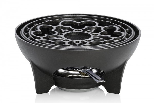 Le Creuset Rechaud Gusseisen Schwarz