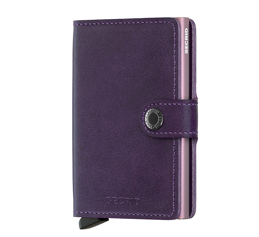 Secrid Miniwallet Matte Purple Leder