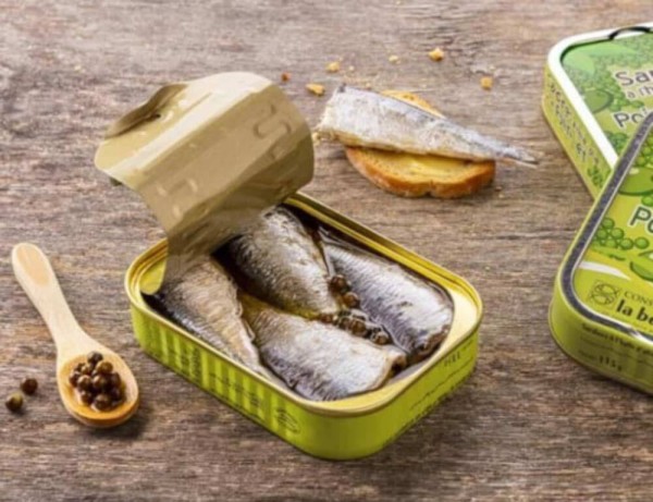 la belle-iloise Sardinen in Olivenöl mit grünem Pfeffer - Dose 115 g