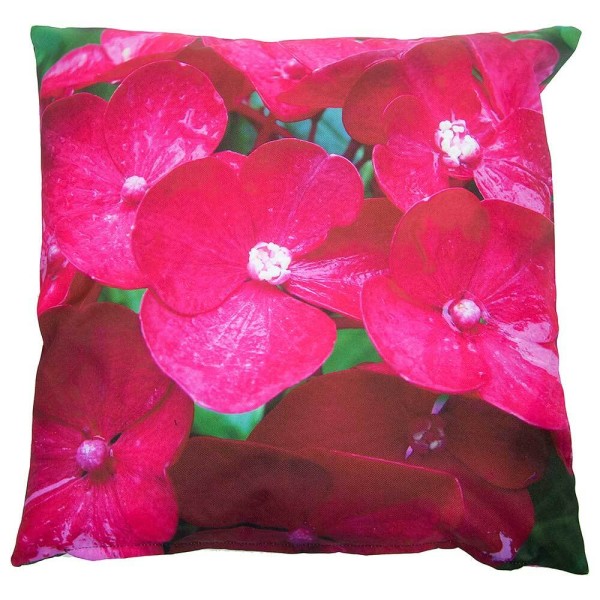 Outdoor Kissen Blumen Pink Gartenkissen Wasserabweisend