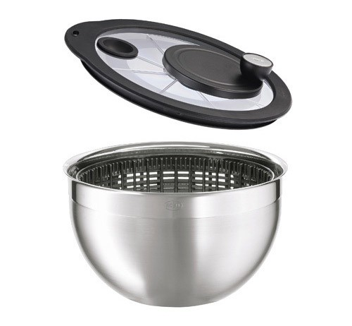 Rösle Salatschleuder mit Glasdeckel